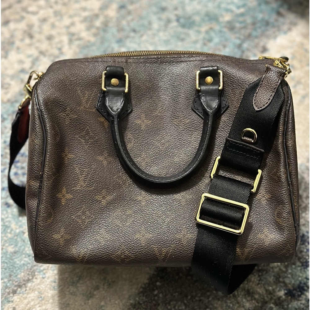 Auth LOUIS VUITTON Speedy 25 Handbag TH1917 in Monogram Canvas